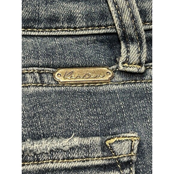 KanCan Signature Low Rise Ankle Skinny Jeans Women’s Size 32  Distressed Hem - Picture 6 of 8
